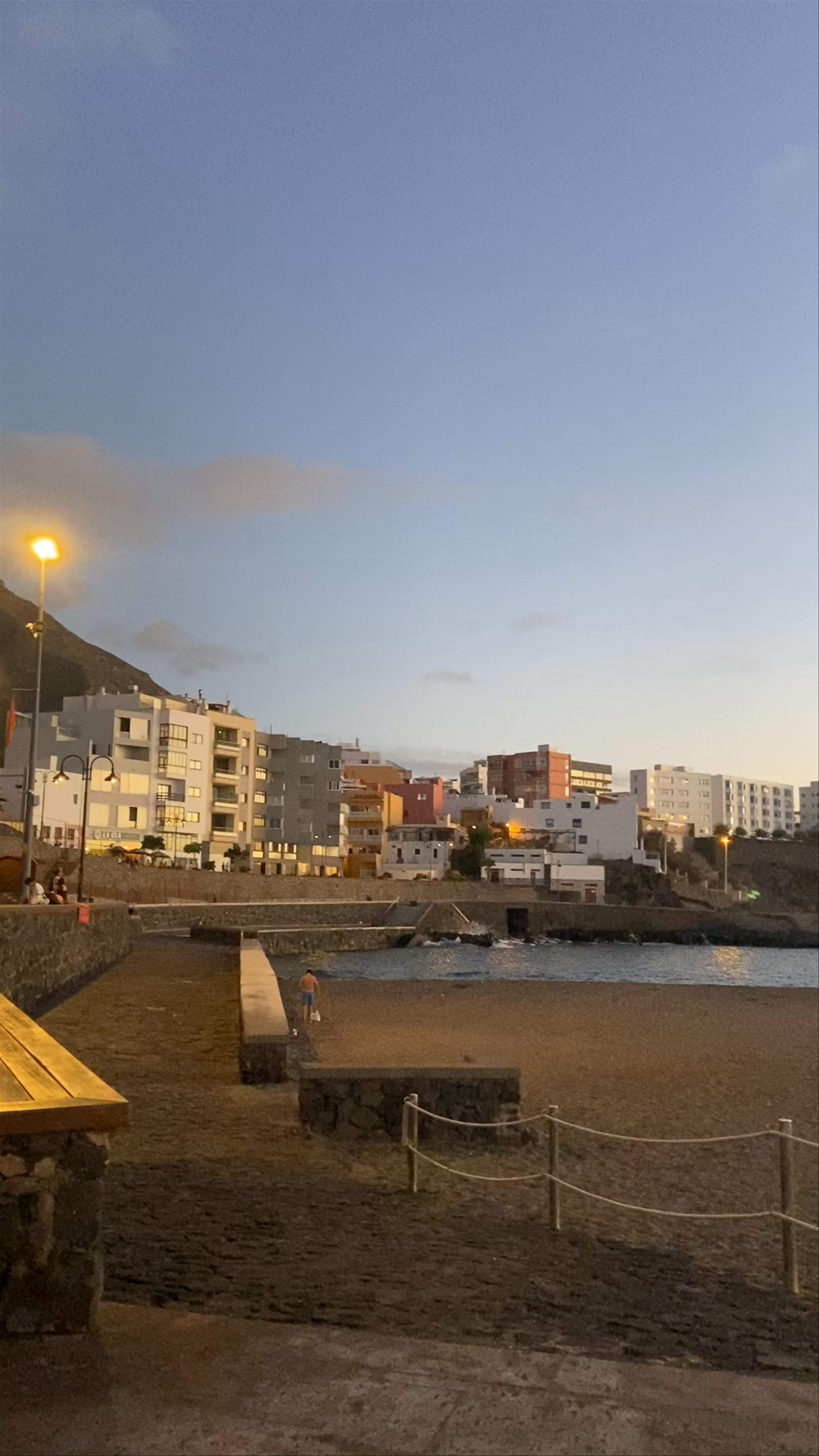 Piscina Natural de Bajamar at Sunset: Canary Islands' Serene Coastal Gem