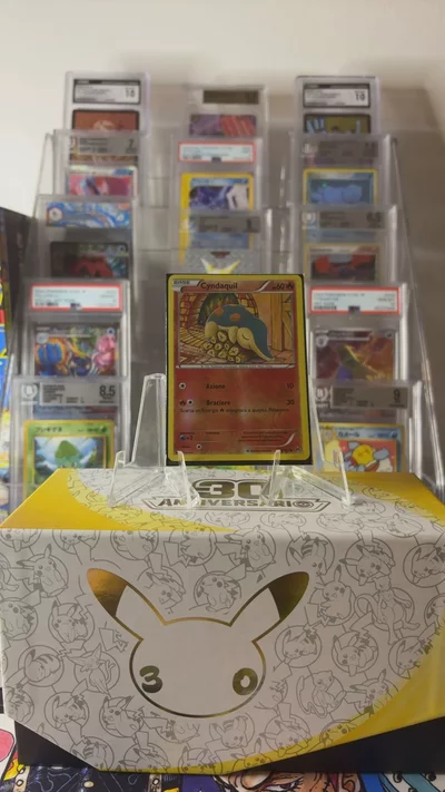 cyndaquiil reverse ita nm pokemon tcg  obraz 1