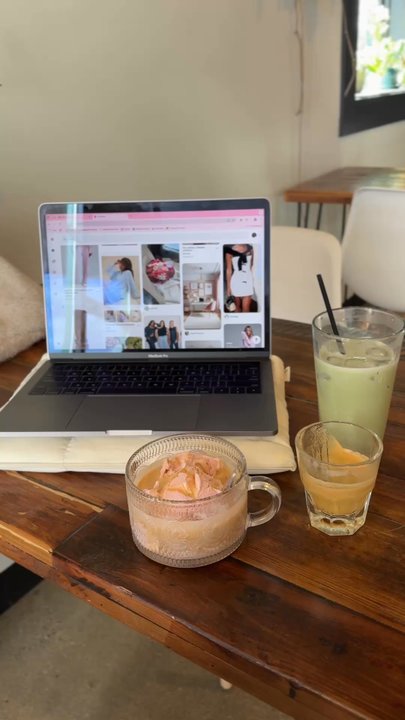 Full Circle Coffee - Strawberry affogato and iced matcha latte - Caterers Near Me - Byron Center, Michigan