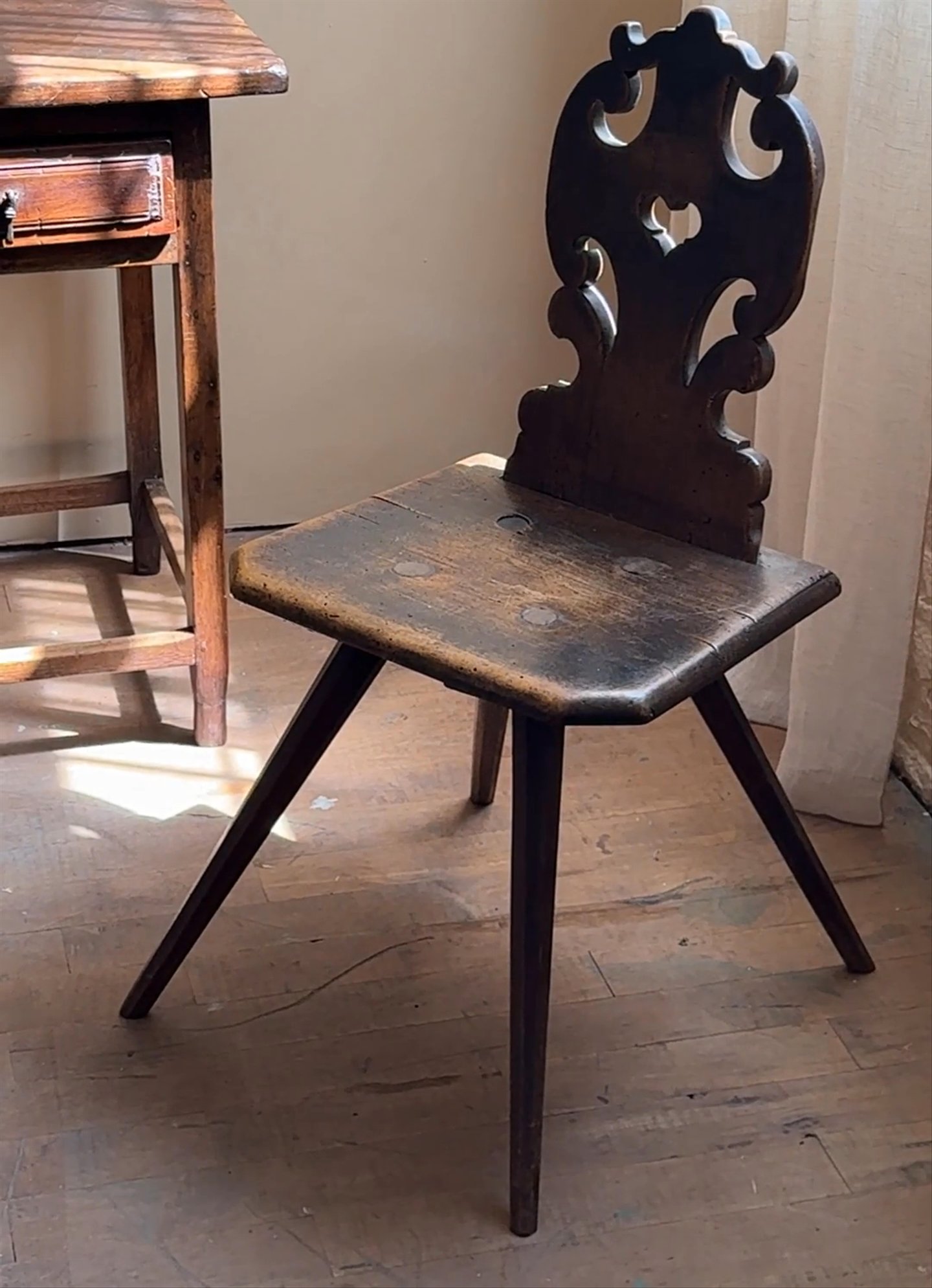 19th c. Alpine chair