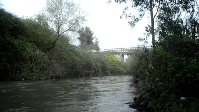 River under the bridge 