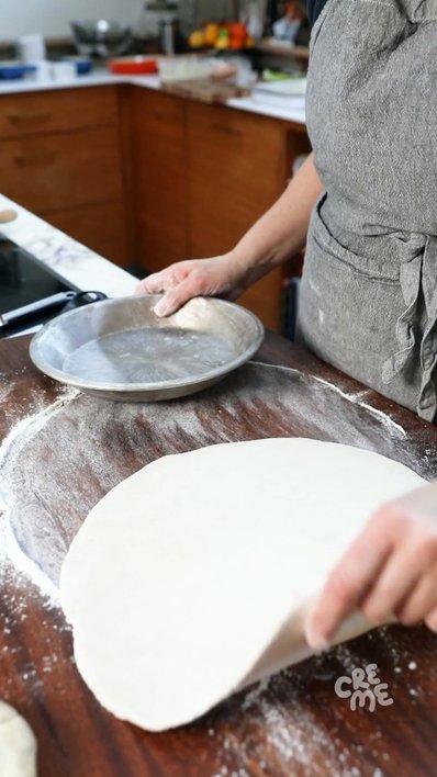 Pie Dough Rolling Out