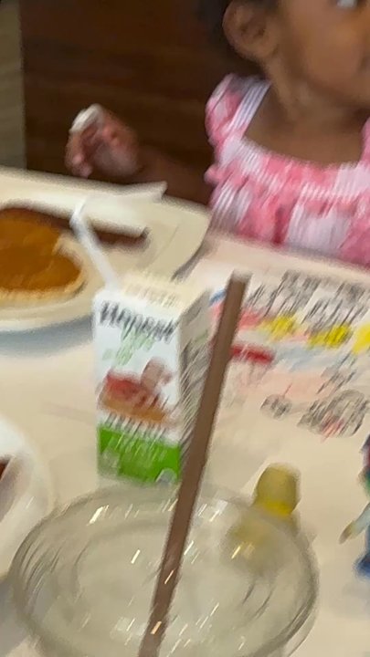 Harry's Restaurant - Our twins enjoying their pancakes - Breakfast & Brunch Near Me - Houston, Texas