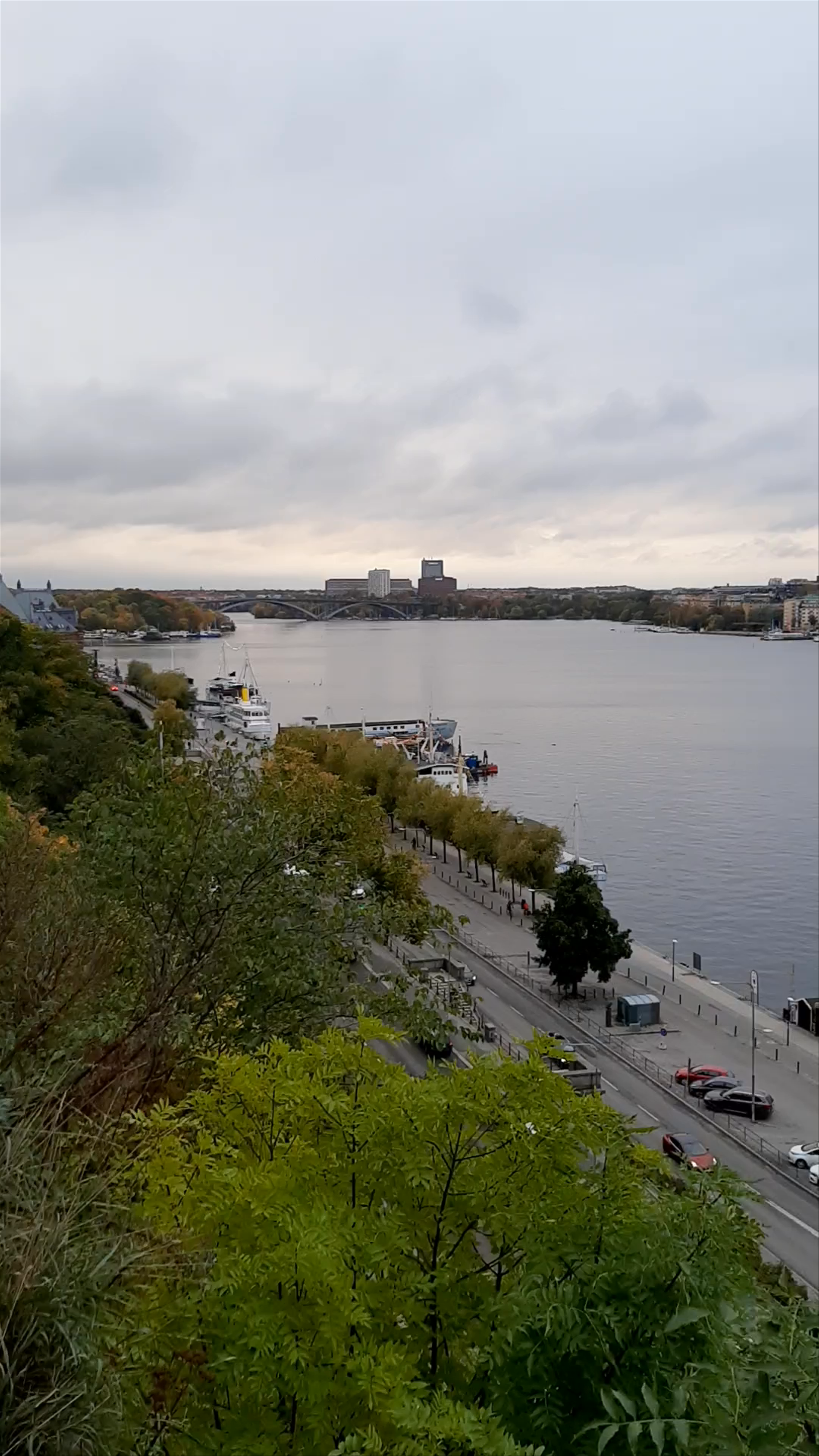 Mariaberget Viewpoint Over Stockholm Waterfront