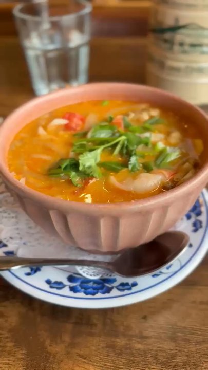 Dear Mom Cafe - Tom Yum Goong...AMAZING - Thai Near Me - Bend, Oregon
