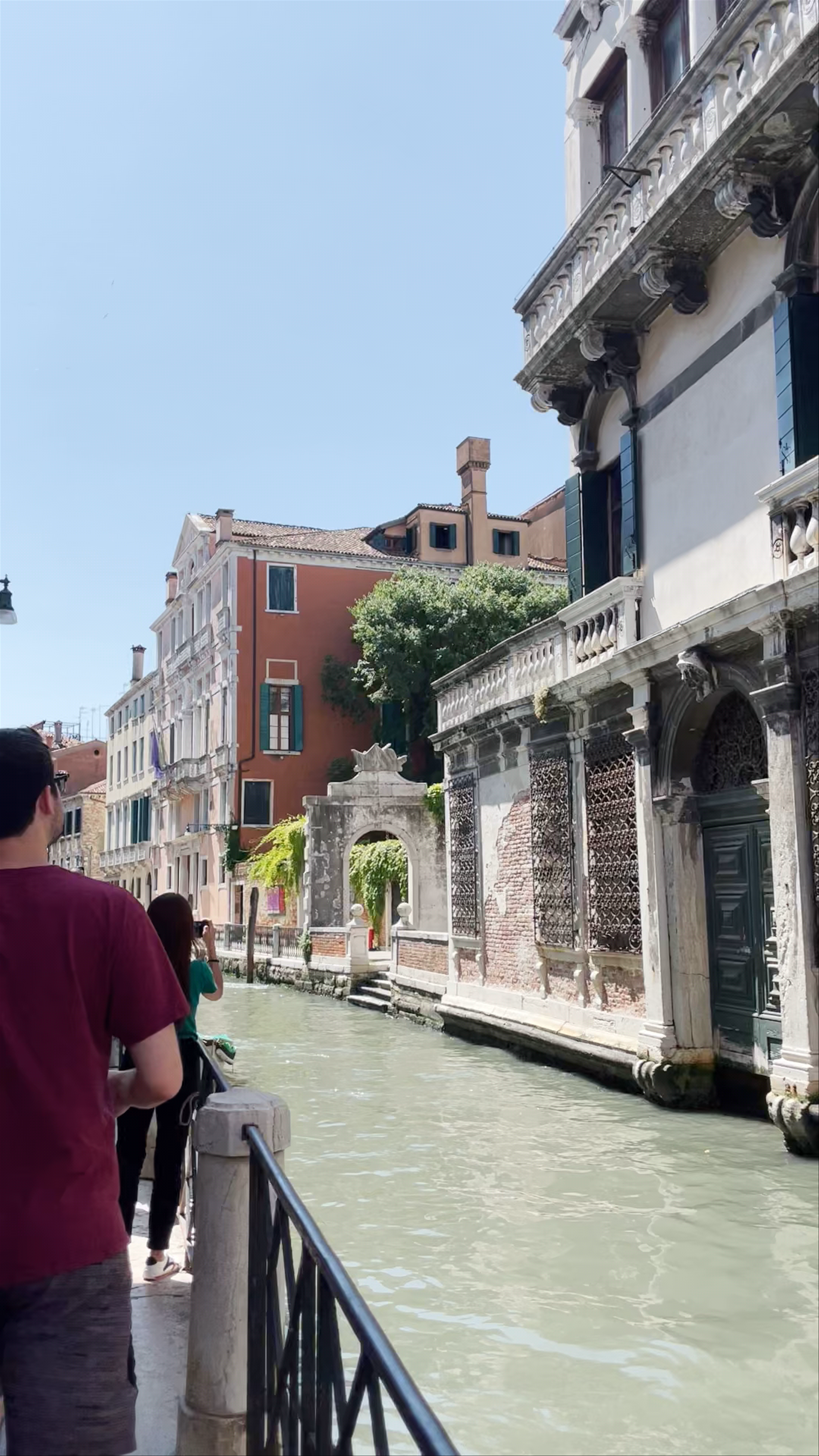 Gondola Ride along Riva del Vin, Venice