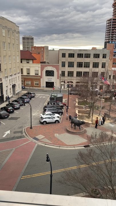Unscripted Durham - Outside view on 4th floor - Hotels Near Me - Durham, North Carolina
