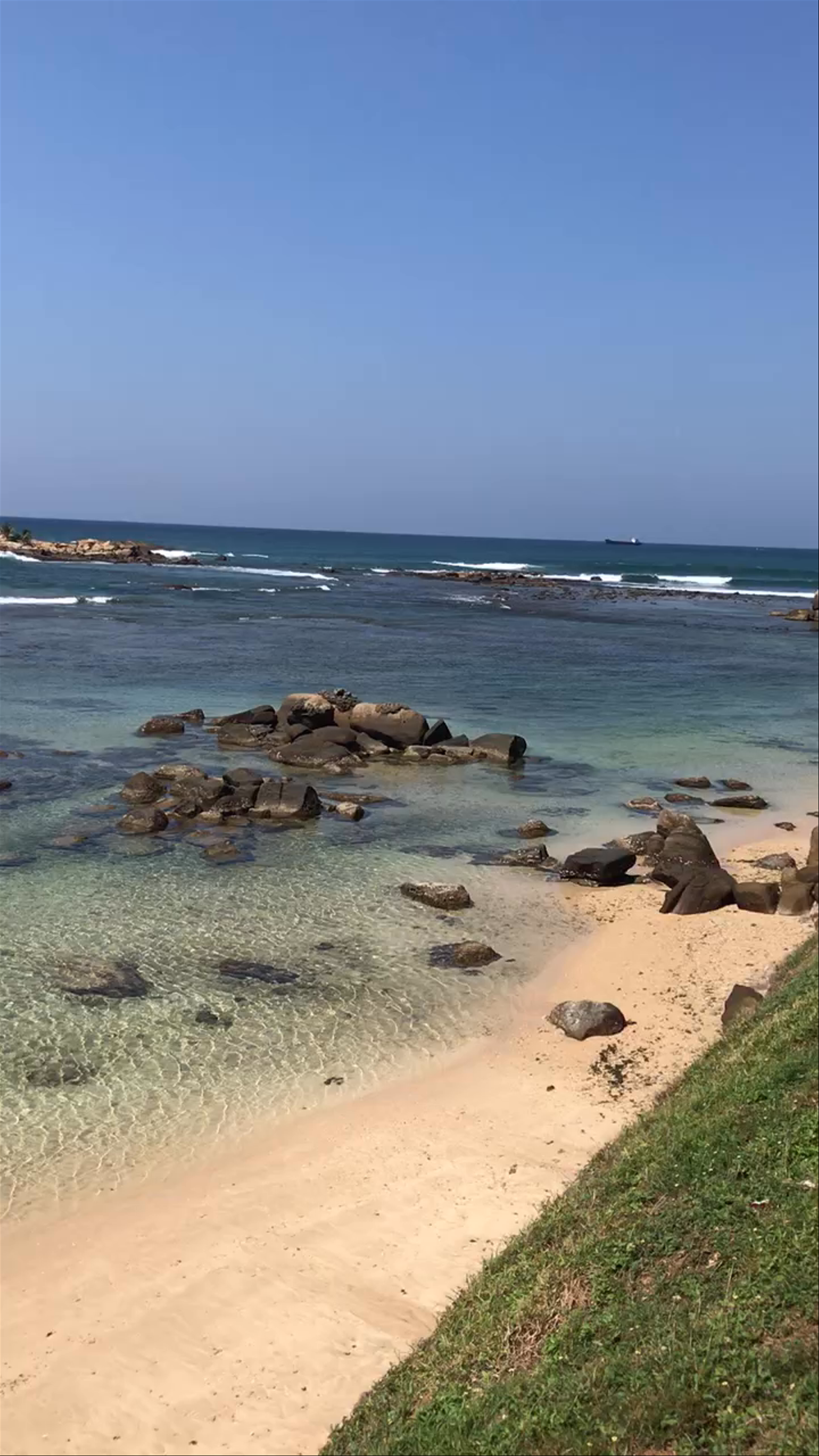 Lighthouse Beach View in Galle, Sri Lanka