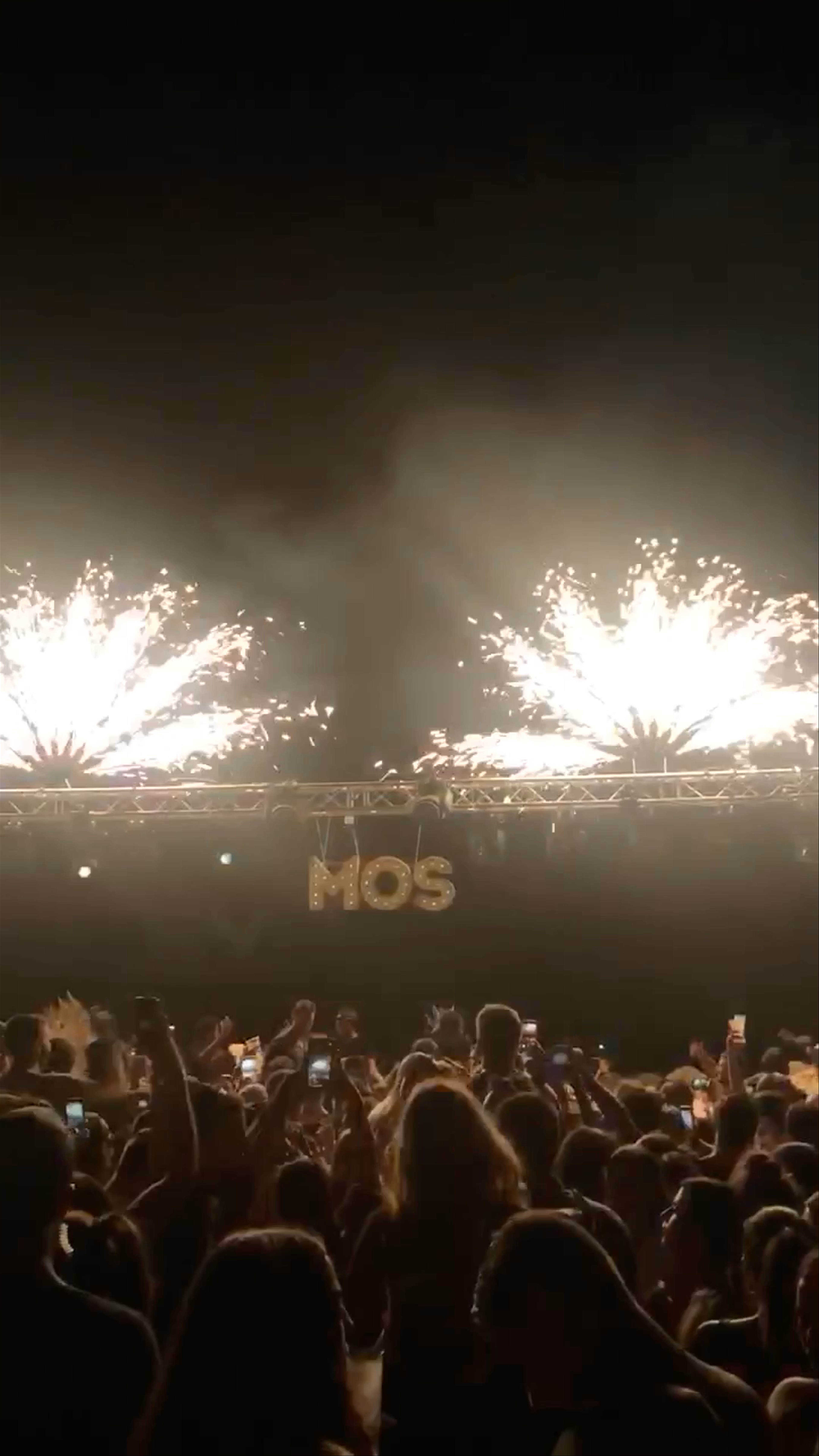 Καΐκι Beach Club Night Party with Fireworks on Spetses Island
