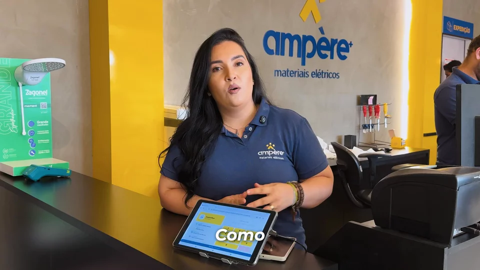 Depoimento em vídeo de Ampère Mais