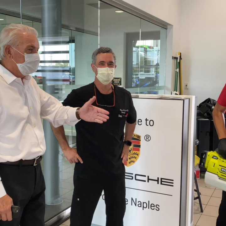 Porsche Naples - Porsche Naples offers fogging disinfectant service for all the doctors, nurses, and hospital staff. - Car Dealers Near Me - Naples, Florida