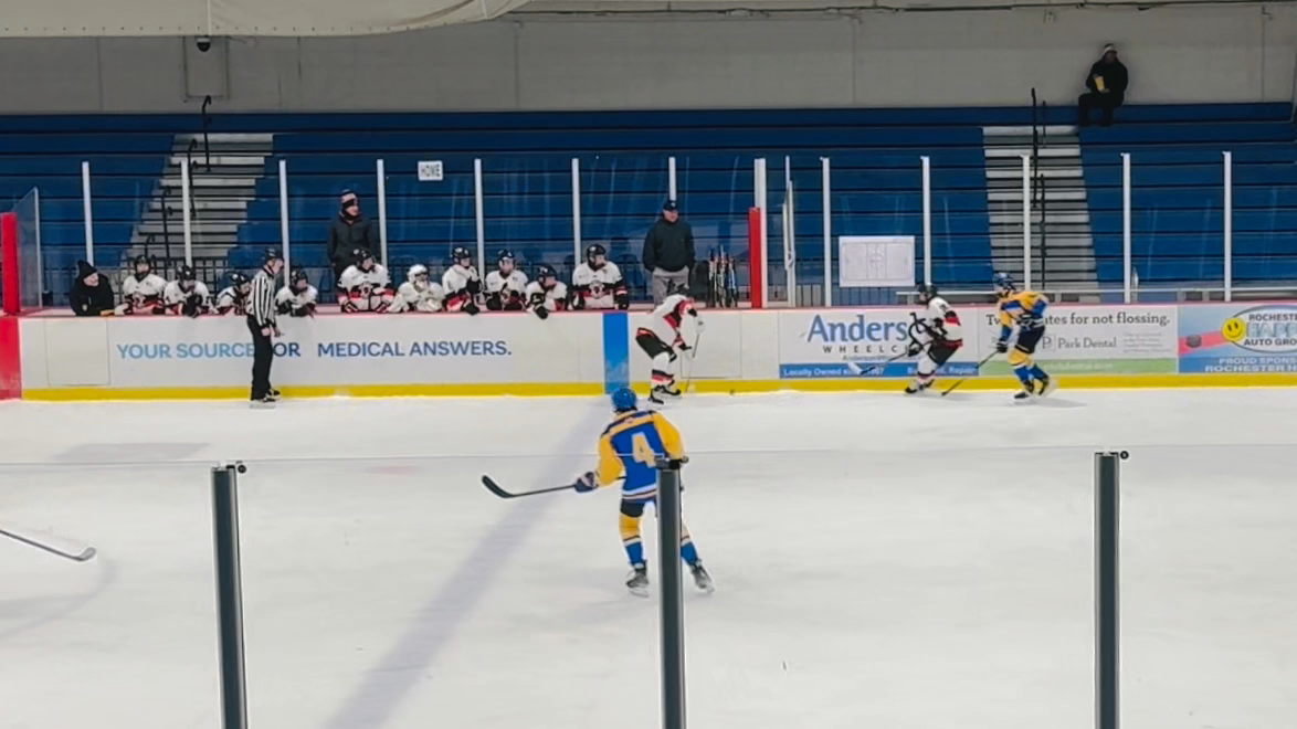 Anthony Palomino Ward’s Blue-Line Activation Leads to Assist vs 8th ranked Hastings