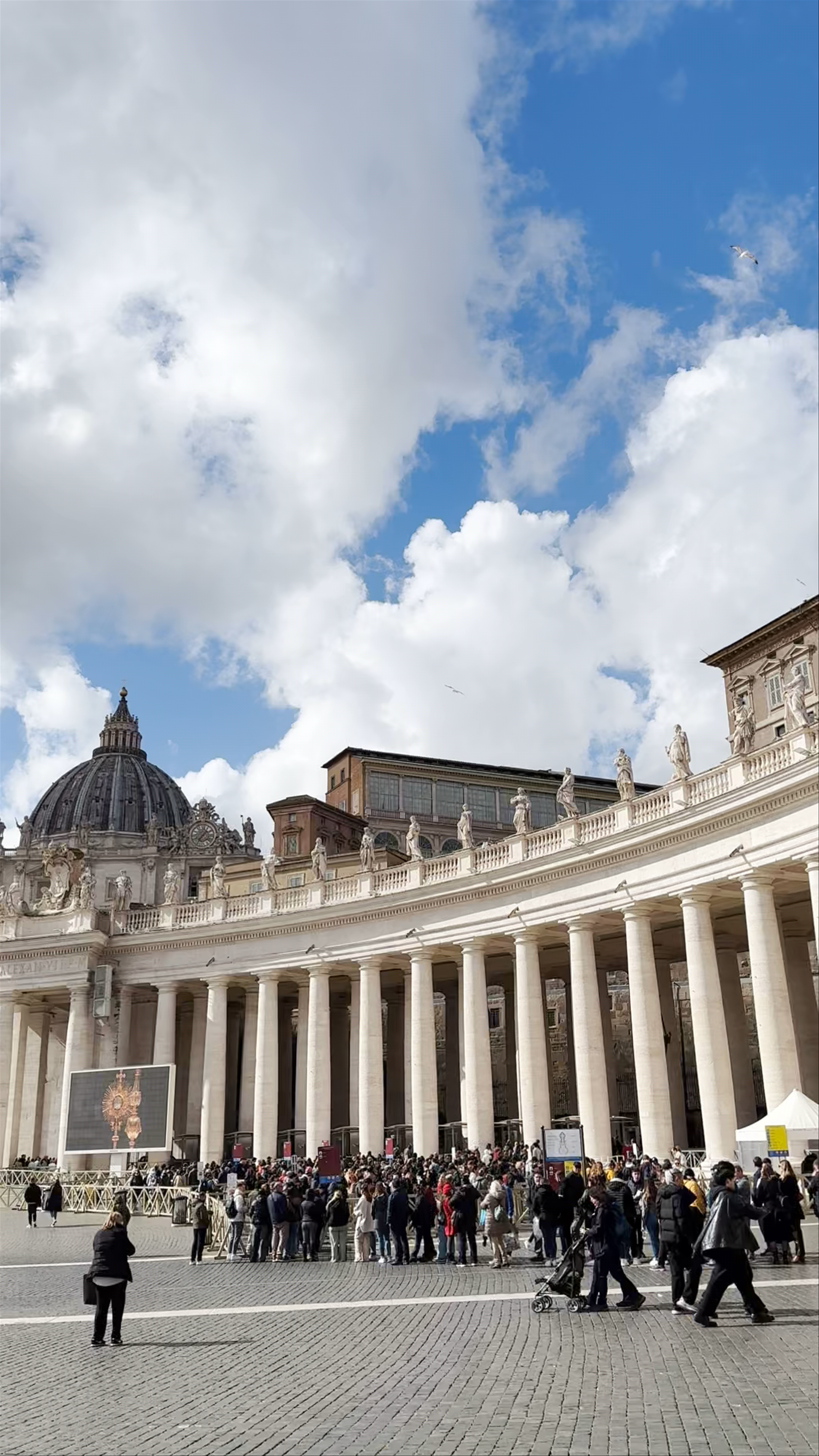 Saint Peter's Square: Majestic Gathering in Vatican City