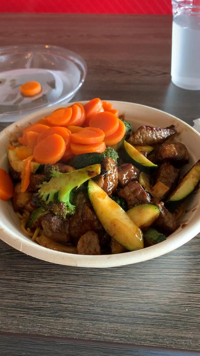 Katana Kitchen - Katana Steak Bowl with mixed veggies and noodles - Japanese Near Me - Statesville, North Carolina