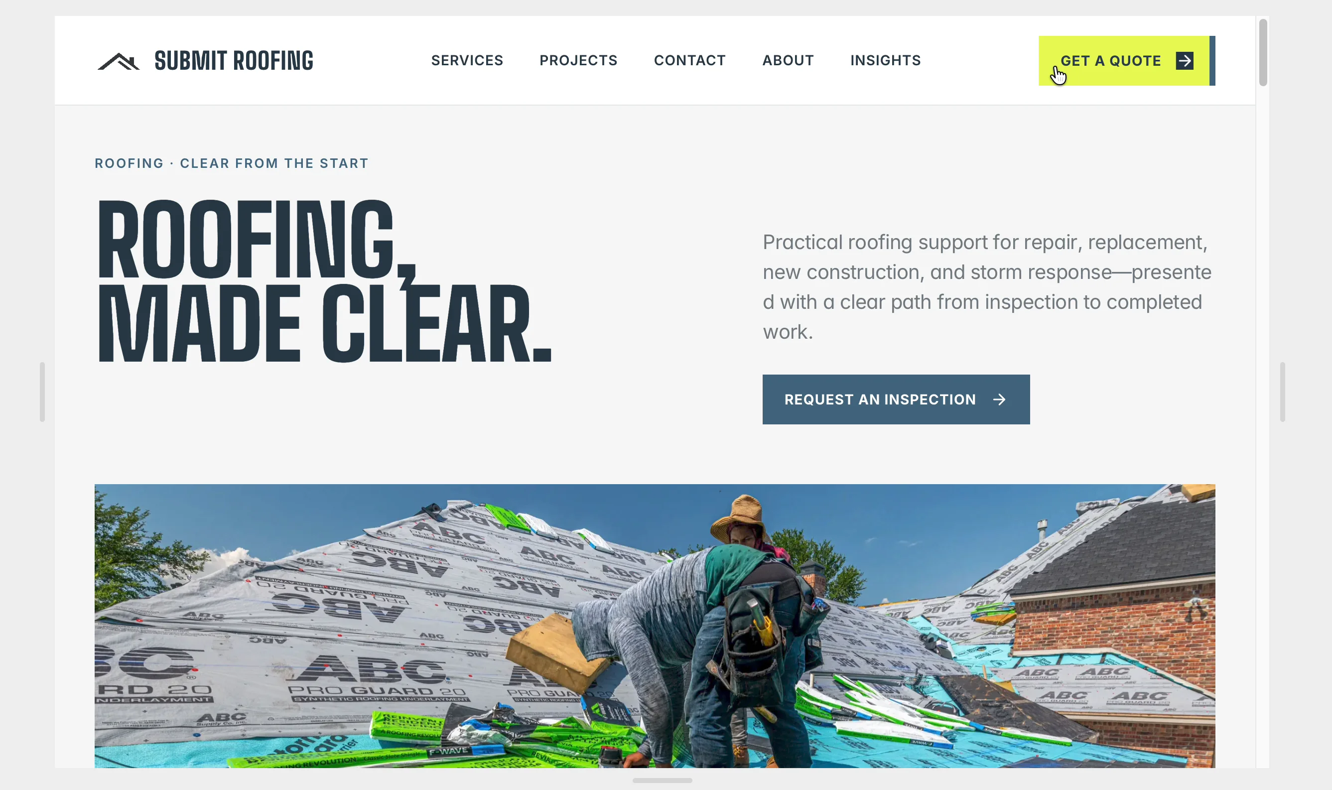 Submit Roofing