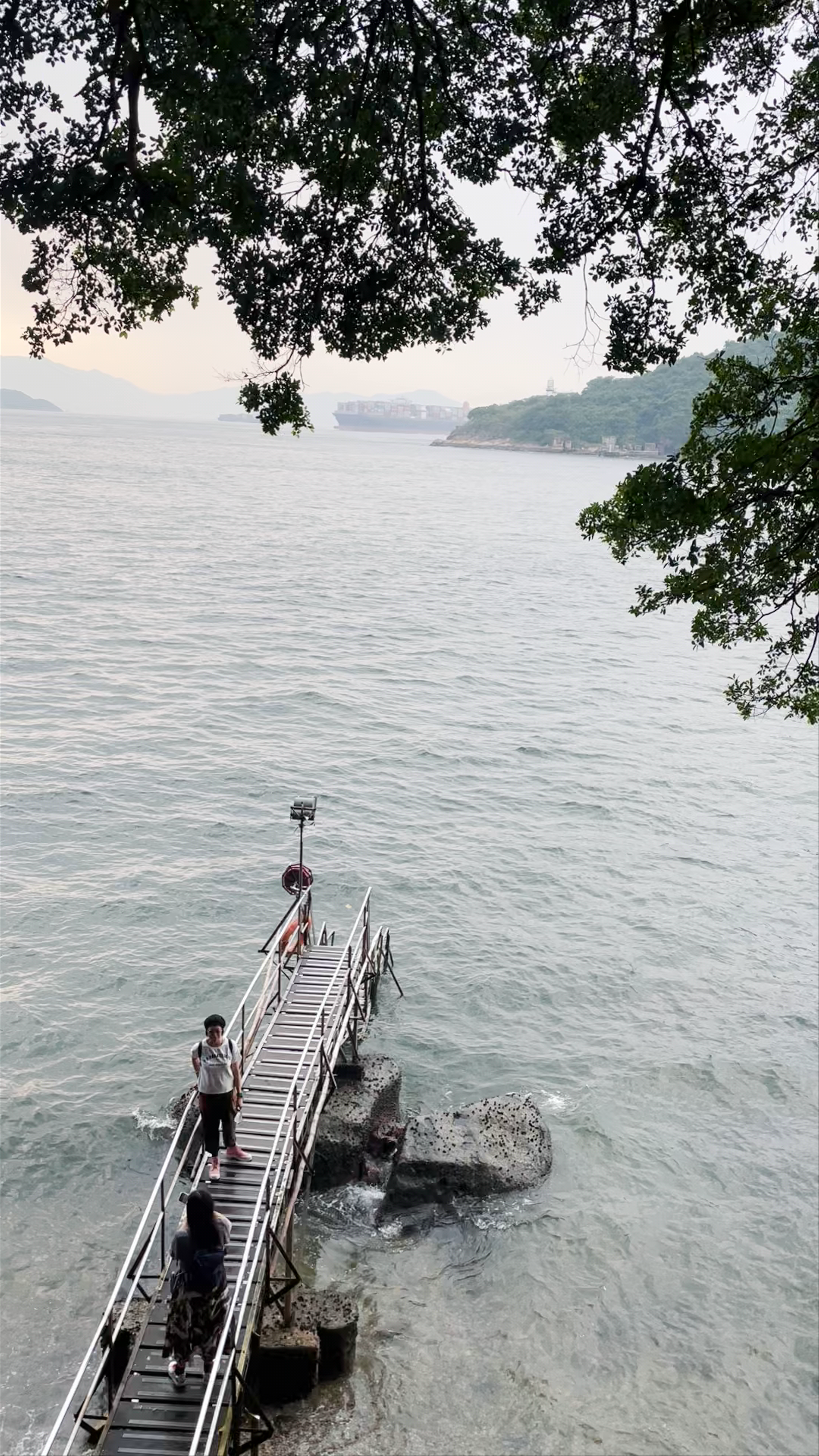 Calm Moments at Sai Wan Swimming Shed, Hong Kong