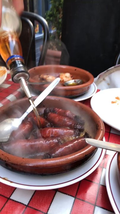 Casa Don Carlos - Chorizo in rum flambé - Spanish Near Me - Brighton, BNH