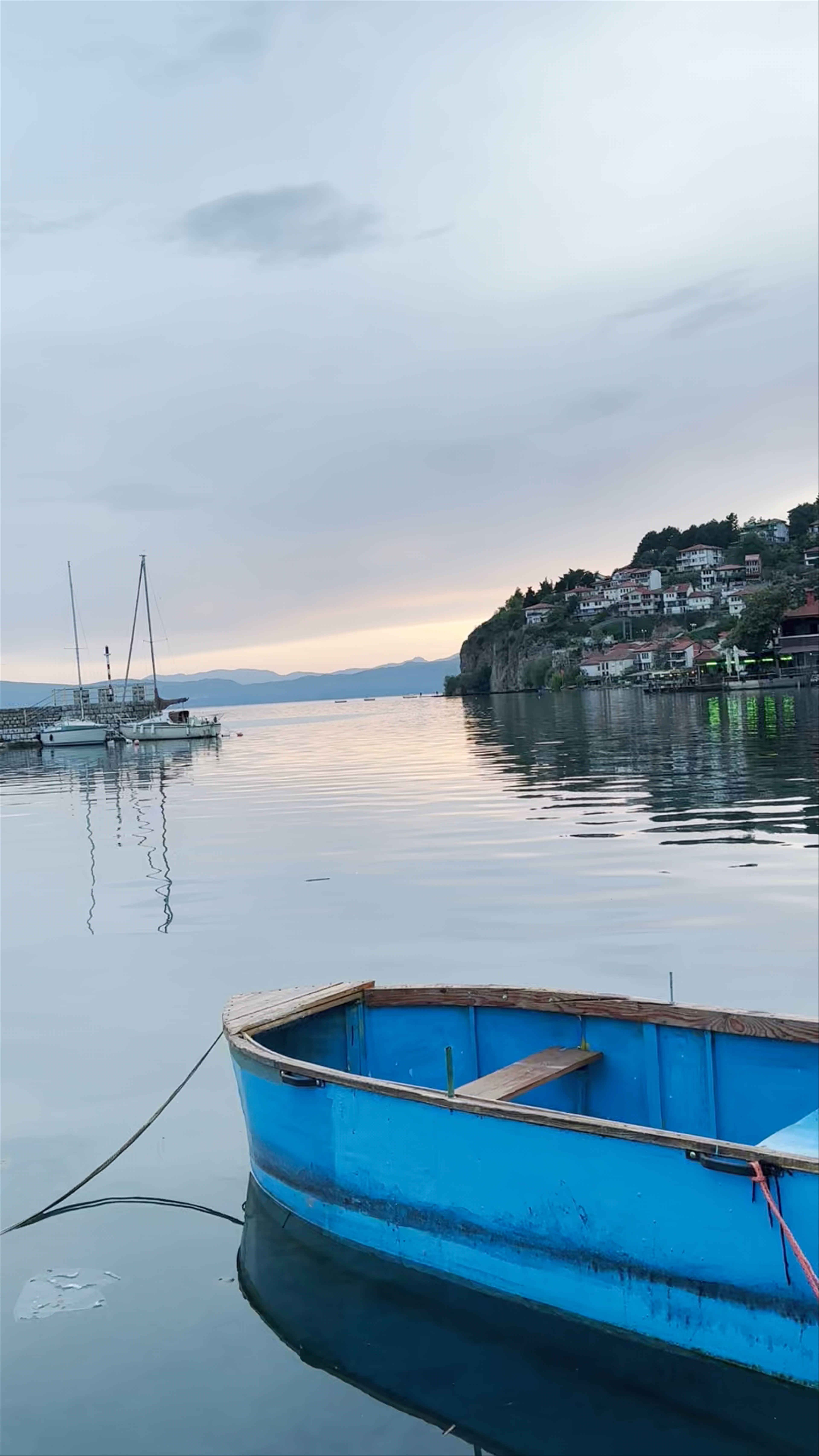 Sunset Serenity at Ohrid Center, North Macedonia