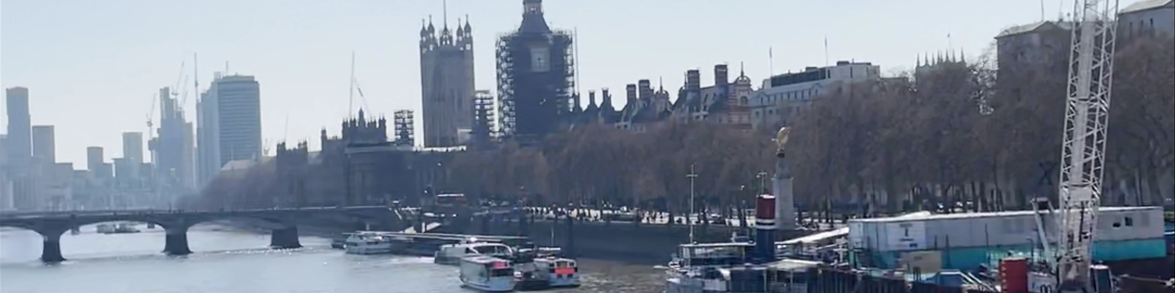 Hungerford Bridge and Golden Jubilee Bridges