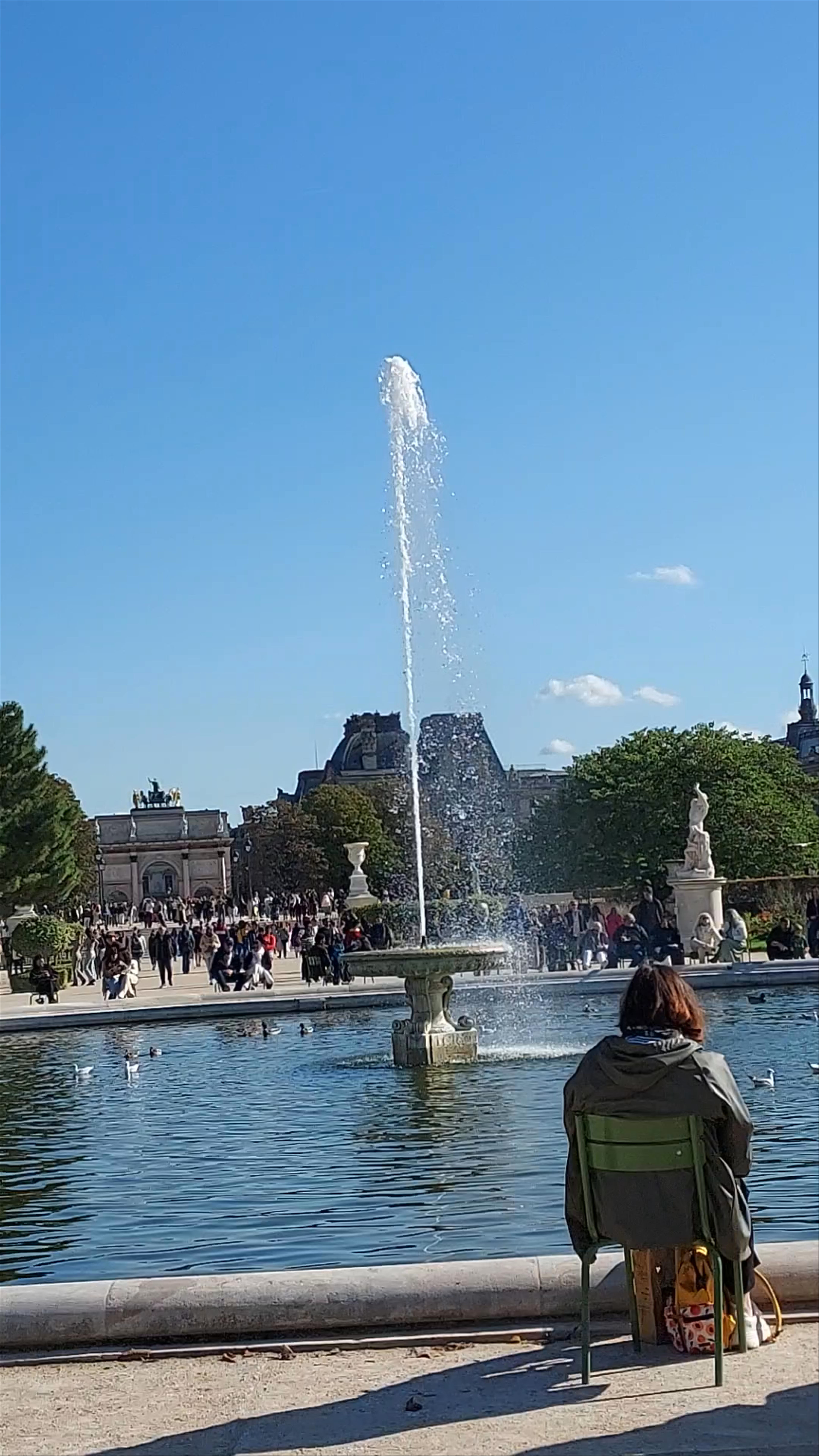 Relaxing Afternoon at Jardin du Carrousel, Paris