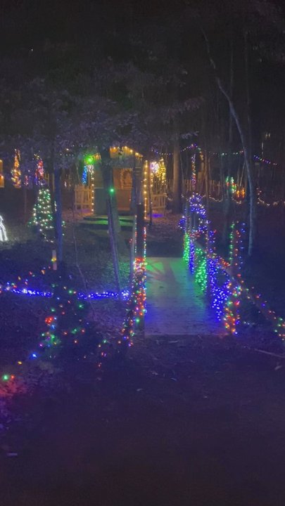 Timber Ridge Adventure Park - Christmas in the Park - Haunted Houses Near Me - Natchitoches, Louisiana