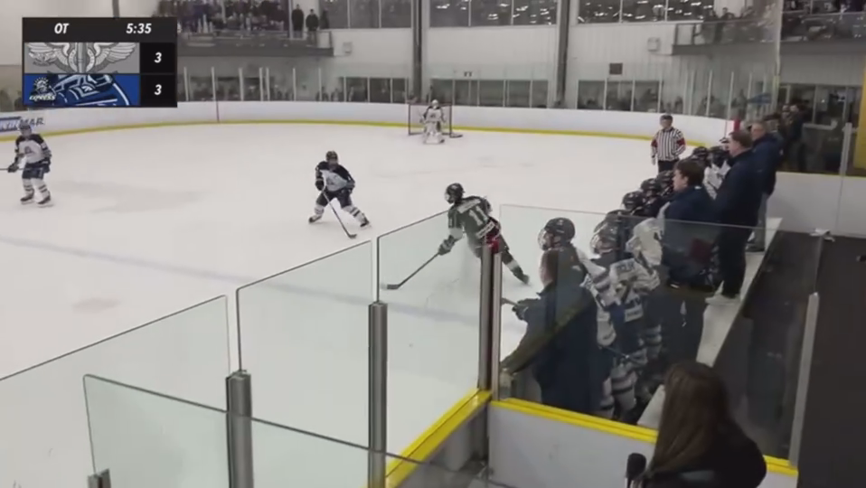 Connor Grace's semi final overtime goal at the ice jam!!!