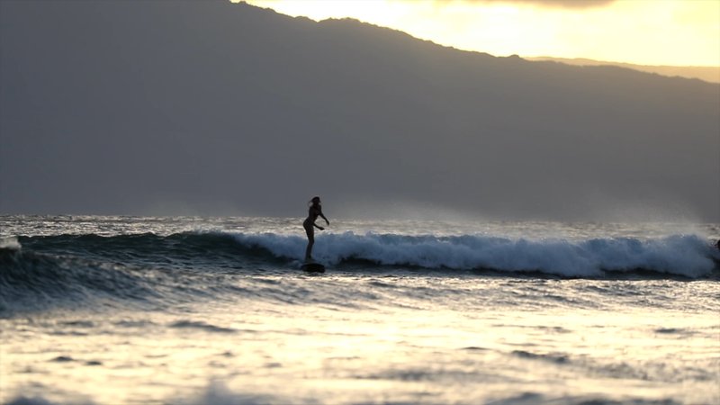 Surfer by Drone poster