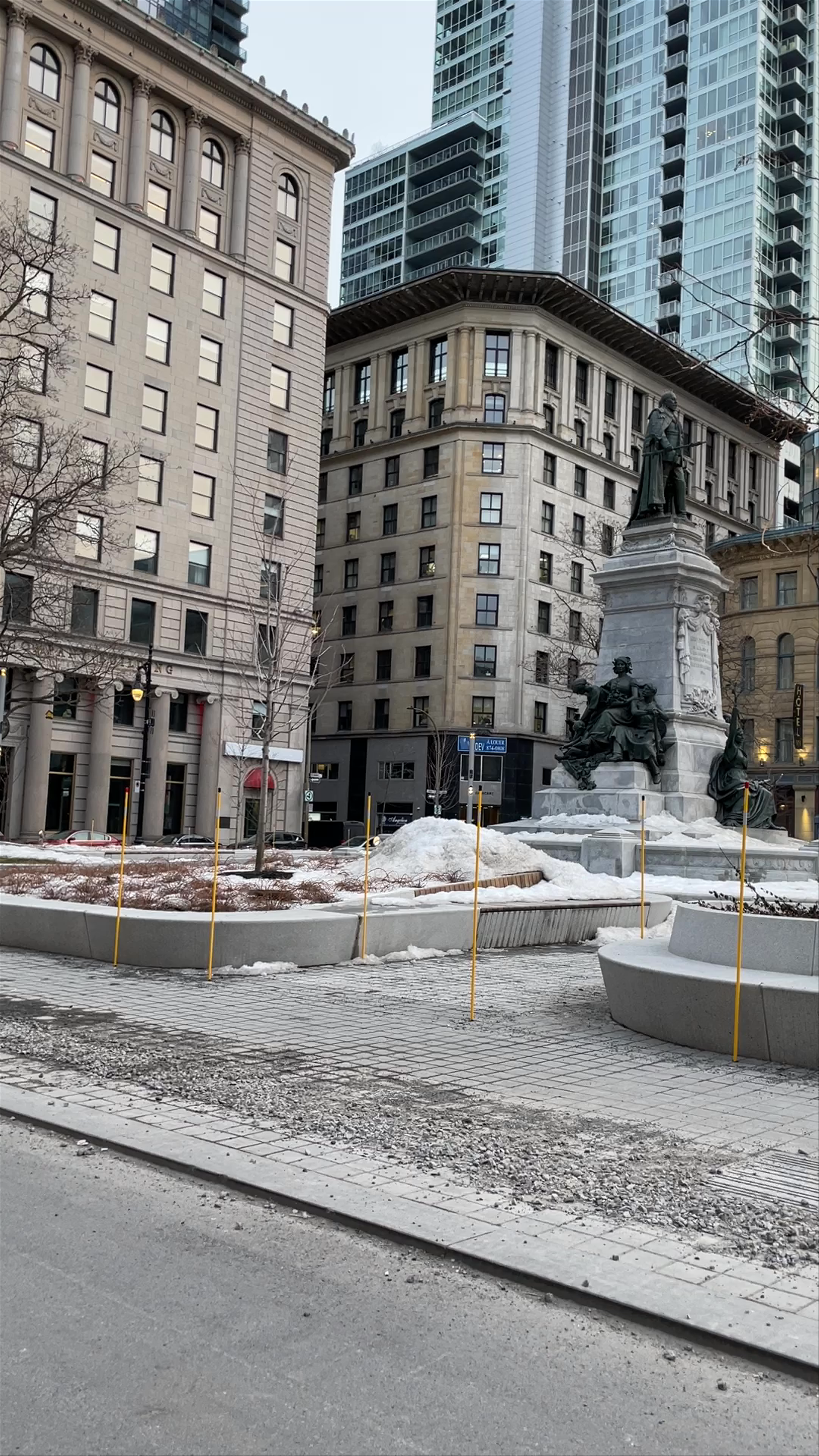 Phillips Square: Winter in the Heart of Montreal