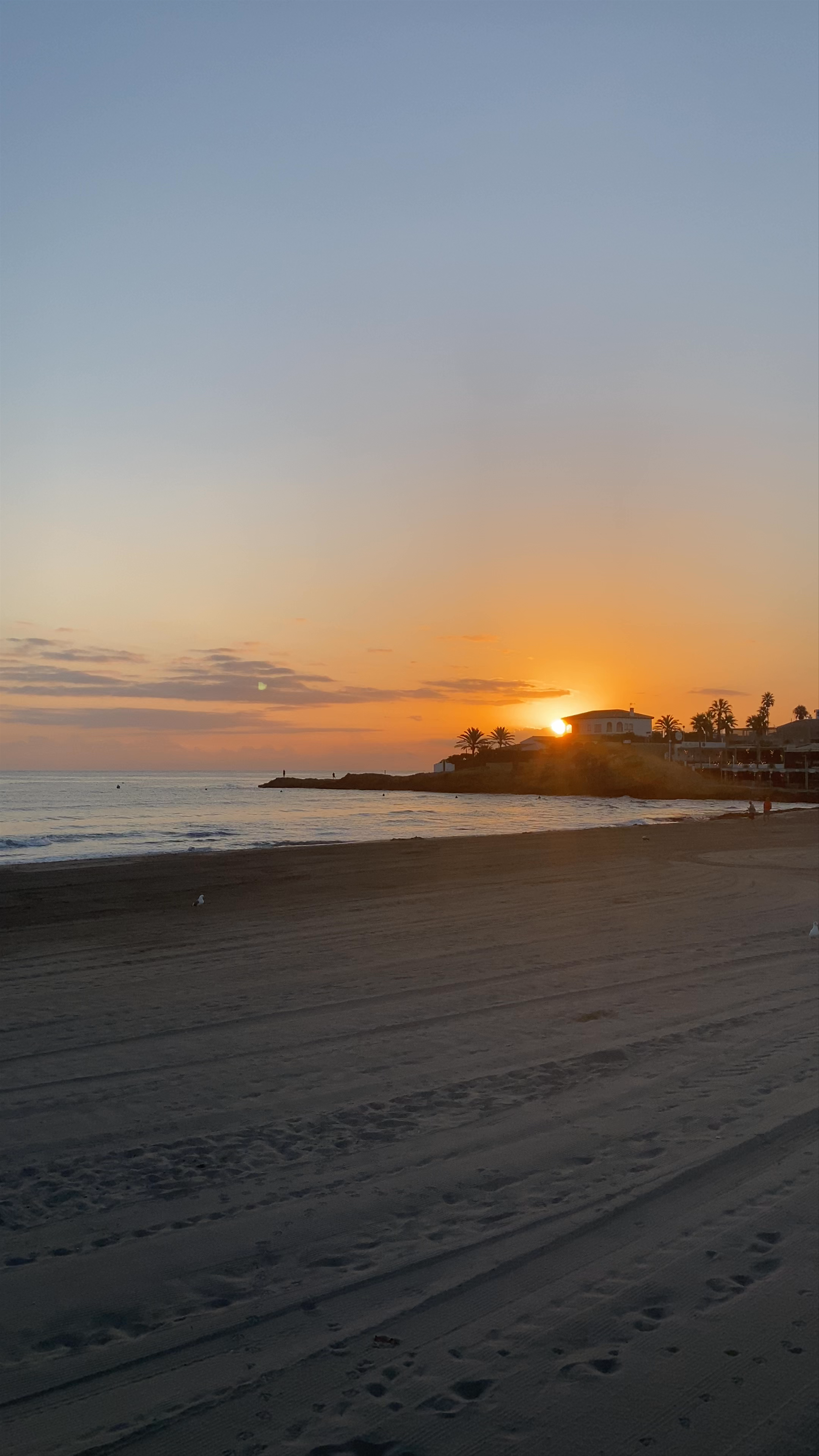 Sunset Serenity at Platja de l'Arenal, Spain
