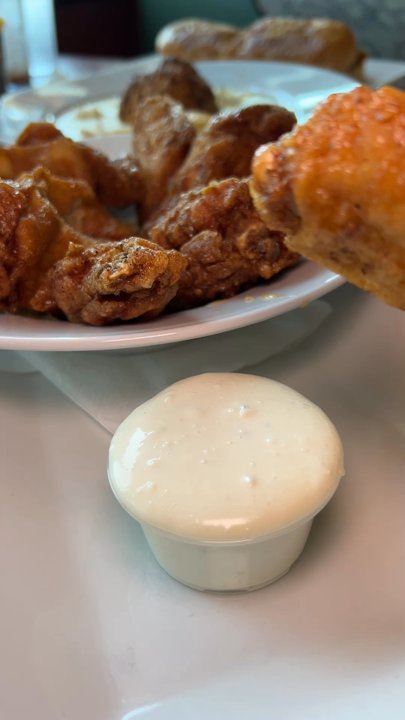 Boulevard Diner - Honey old bay wings dipped in bleu cheese - Diners Near Me - Dundalk, Maryland