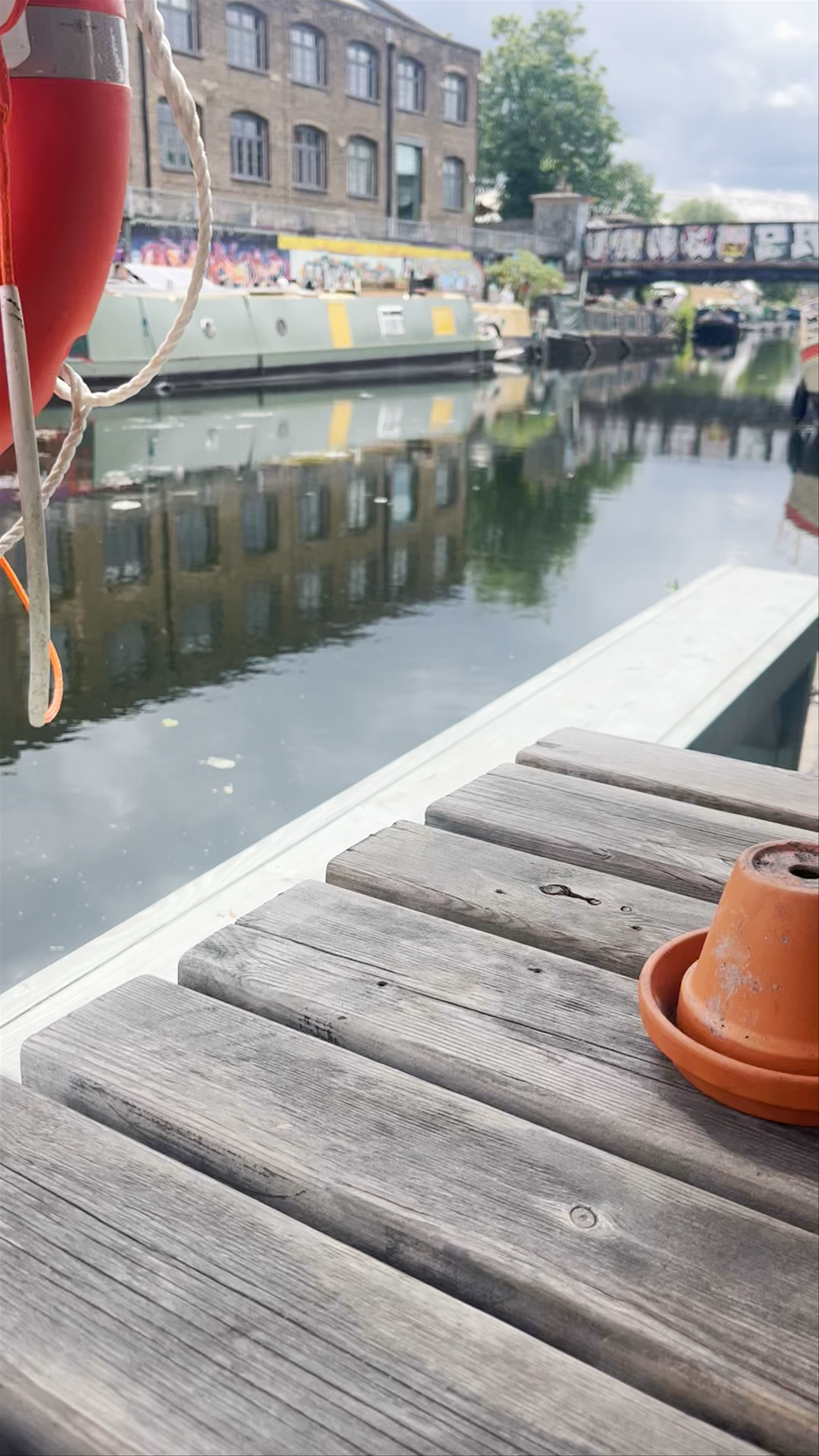 Serene Canal Vibes at CRATE Bar & Pizzeria Hackney Wick, London