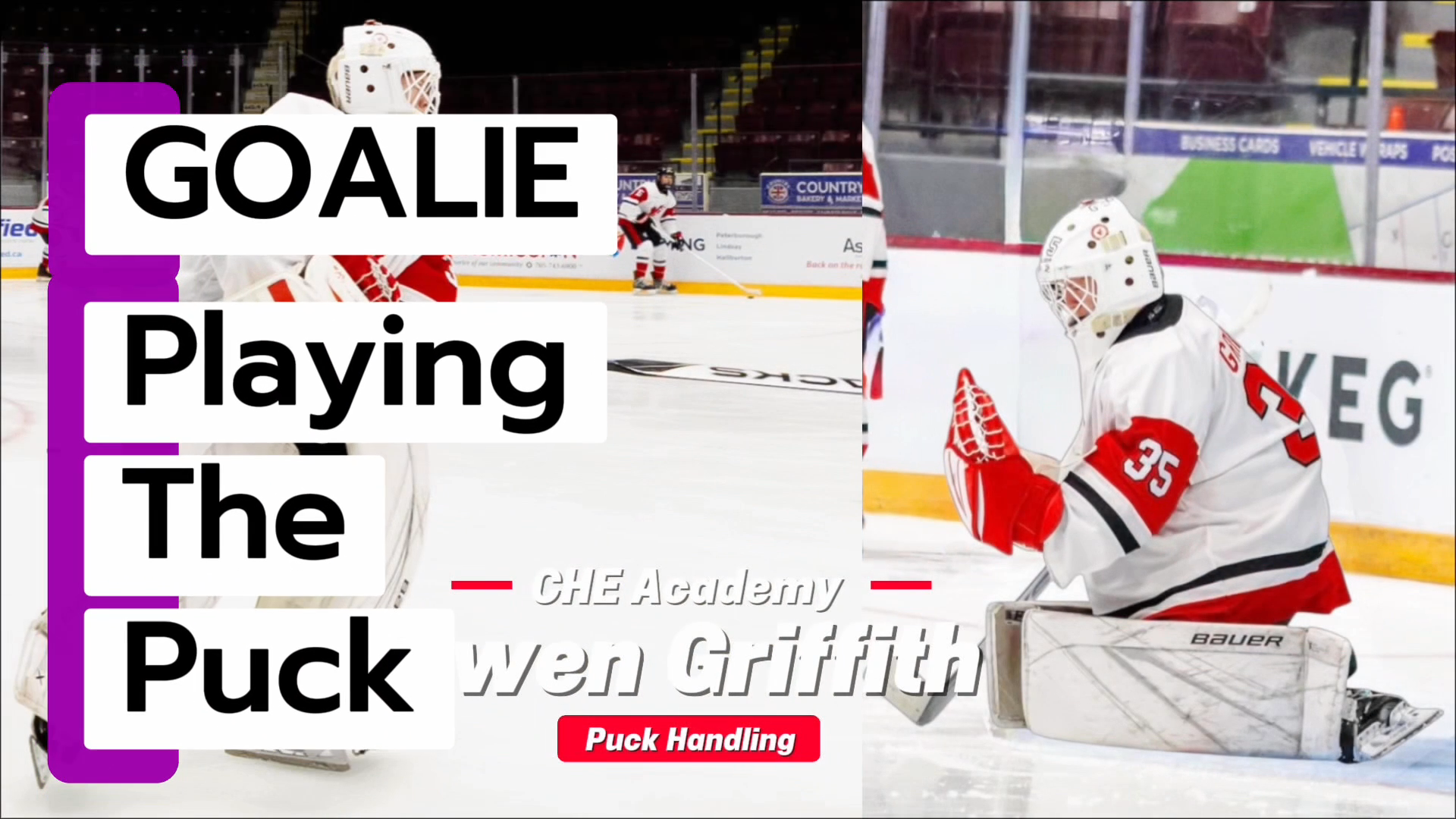 Owen Griffith's Elite Stickhandling & Defensive Skills | CHE Academy U18 Prep. Playing the puck.