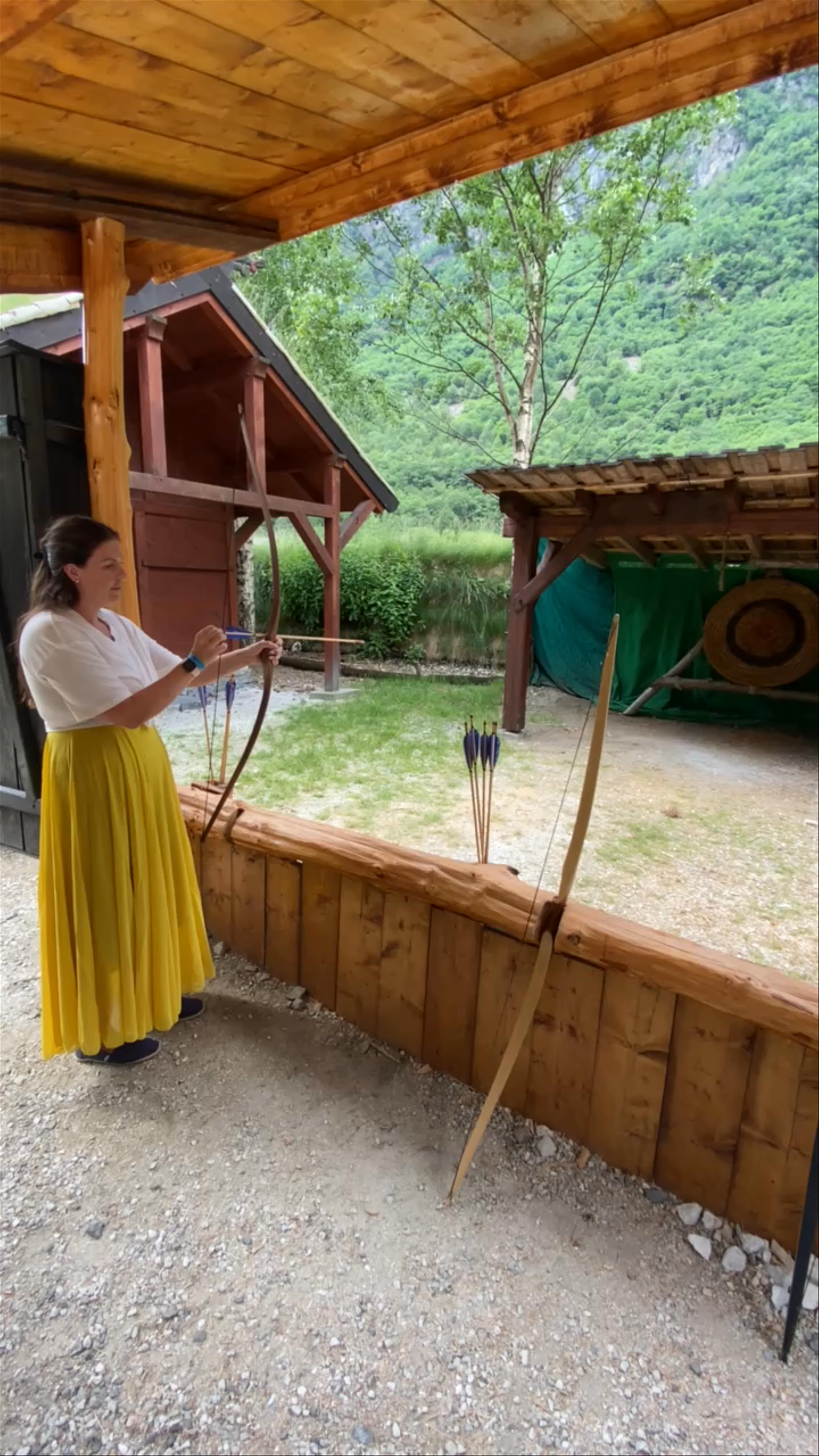 Archery Experience at Njardarheimr Viking Village in Gudvangen, Norway
