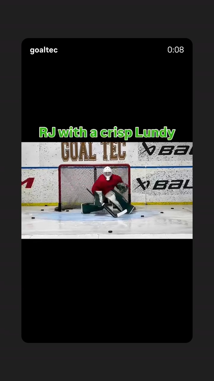RJ Moar: Elite Goalie Training with Goal Tec Saskatoon.