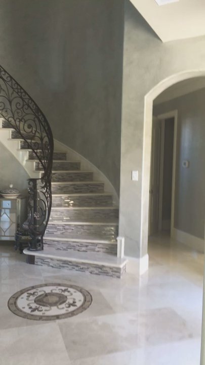 ECOlogical Living - Full home remodel - marble floors and stair step install. Unique iron work and paint job for this high end Sugarland resident. - General Contractors Near Me - Houston, Texas