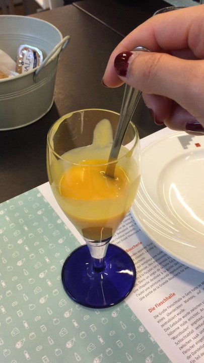Groot Vleeshuis - The egg yolk eggnog! It's very thick and 18% abv so be careful! - Specialty Food Near Me - Gent, VOV