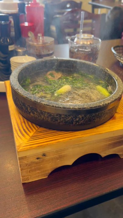 Pho Golden Cow 2 - signature hot stone custom pot with 7 toppings = $19 - Vietnamese Near Me - Springfield, Virginia