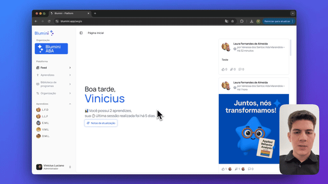 Configurando sua organização