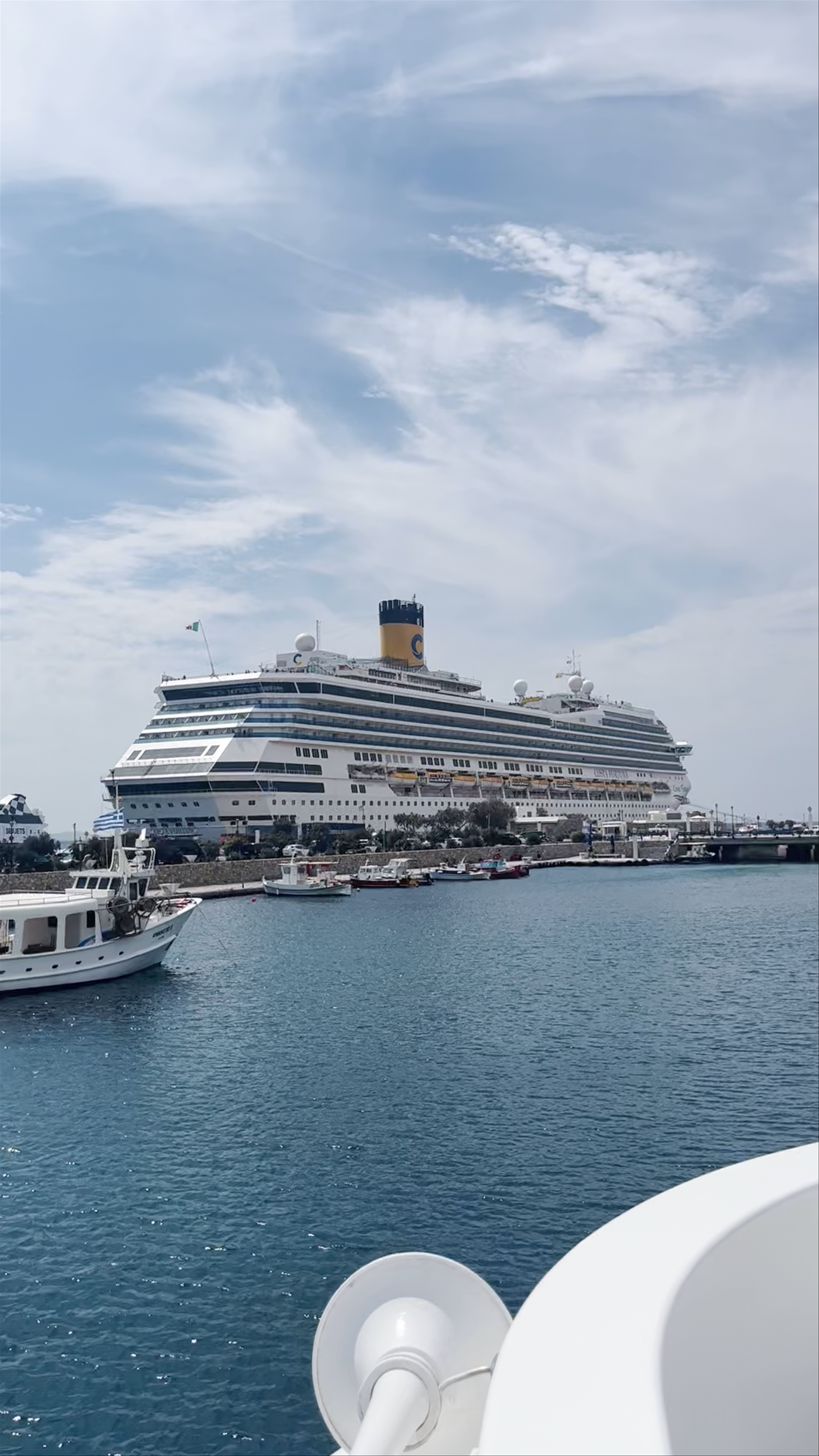 Sea Bus at Cruise Dock, Tourlos, Mykonos