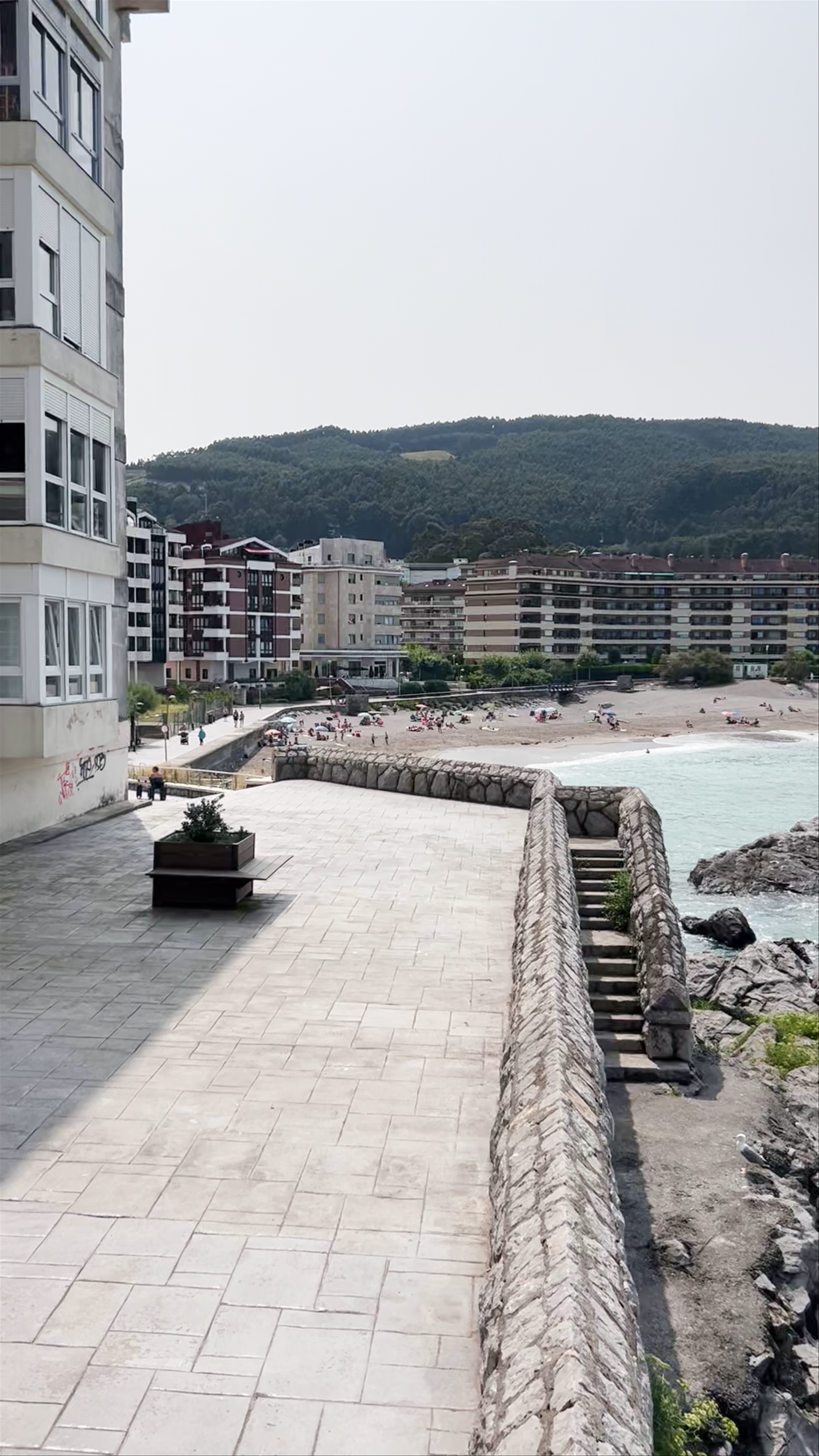 Sunny Coastal Escape at Playa de Ostende, Castro Urdiales
