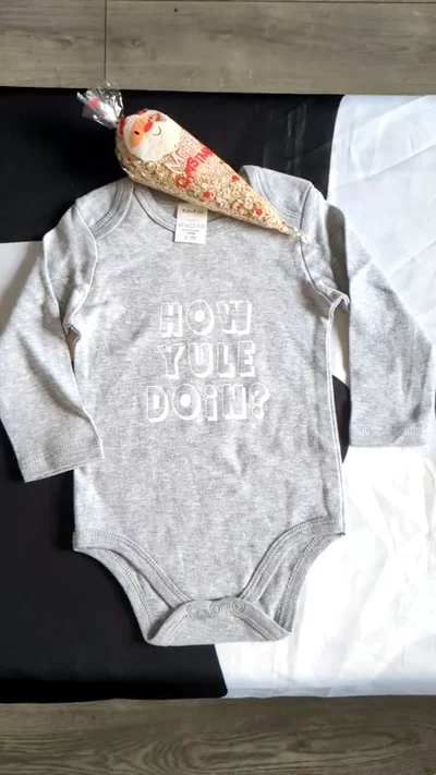 Christmas Theme Baby Vest image 1