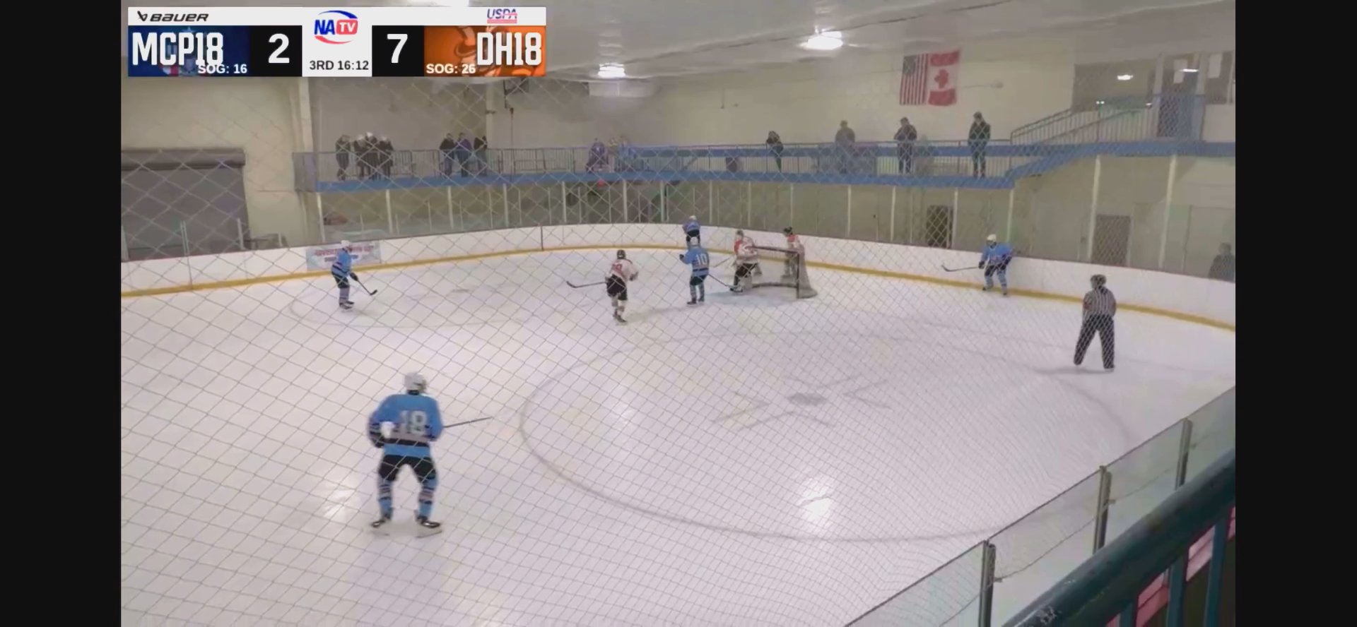 Dustin Klipfel Strikes Again: Power Play Goal.  U18 NAPHL T1ER Showcase.