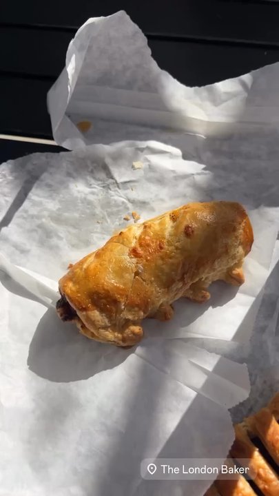The London Baker - Different pastries - Classic English Scone , Blueberry and Cream Cheese Croissant , Country Sausage Pasty Pillowge - Bakeries Near Me - Lewisville, Texas