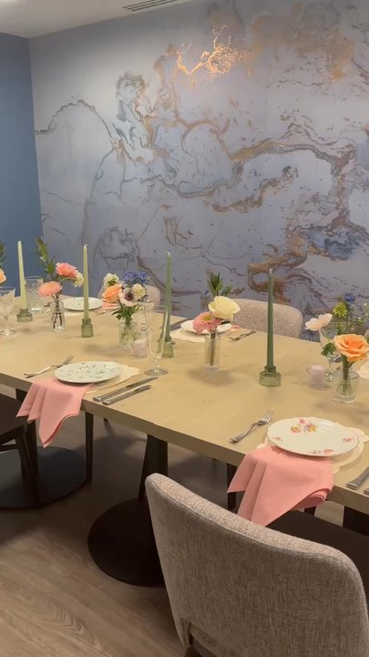 Kostali by Naha - Private room event, with tipsy tea party place settings and personalized menus for a magical night. - Mediterranean Near Me - Chicago, Illinois