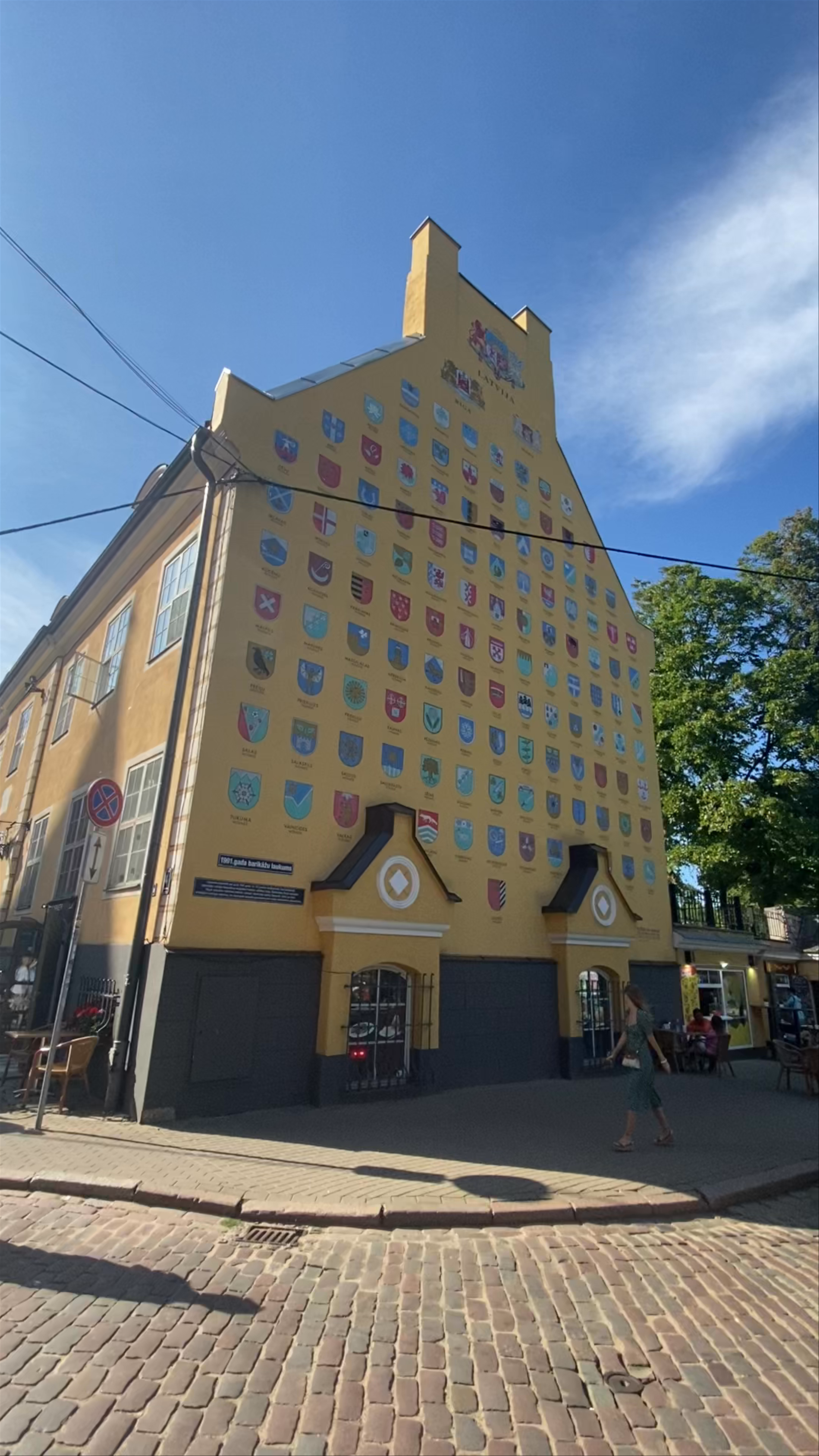 Coats of Arms of Latvian Municipalities Mural in Riga
