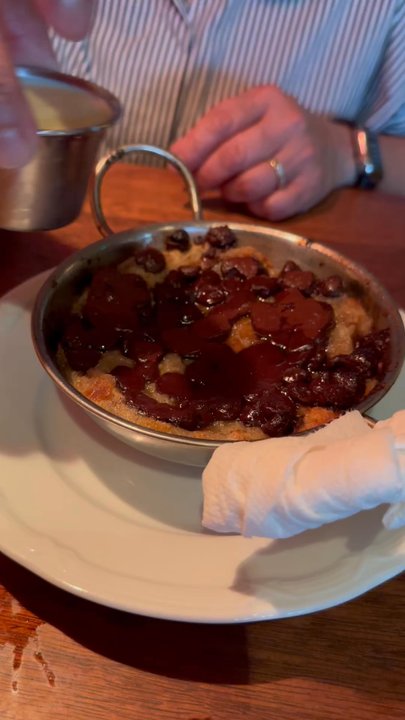 Iberia Restaurant - Spanish pudding with chocolate - Tapas/Small Plates Near Me - Belmont, California