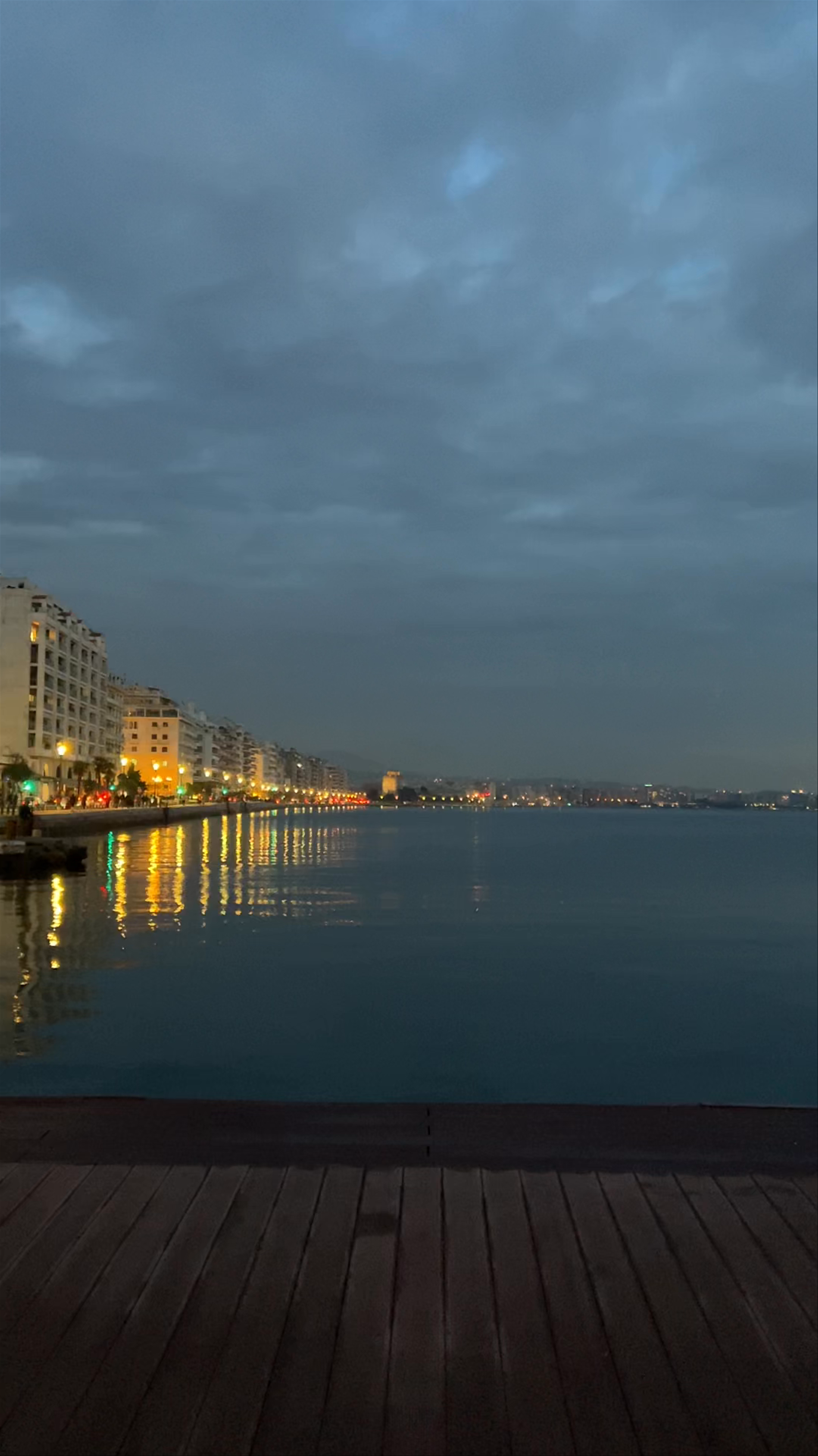 Evening Tranquility at Port of Thessaloniki