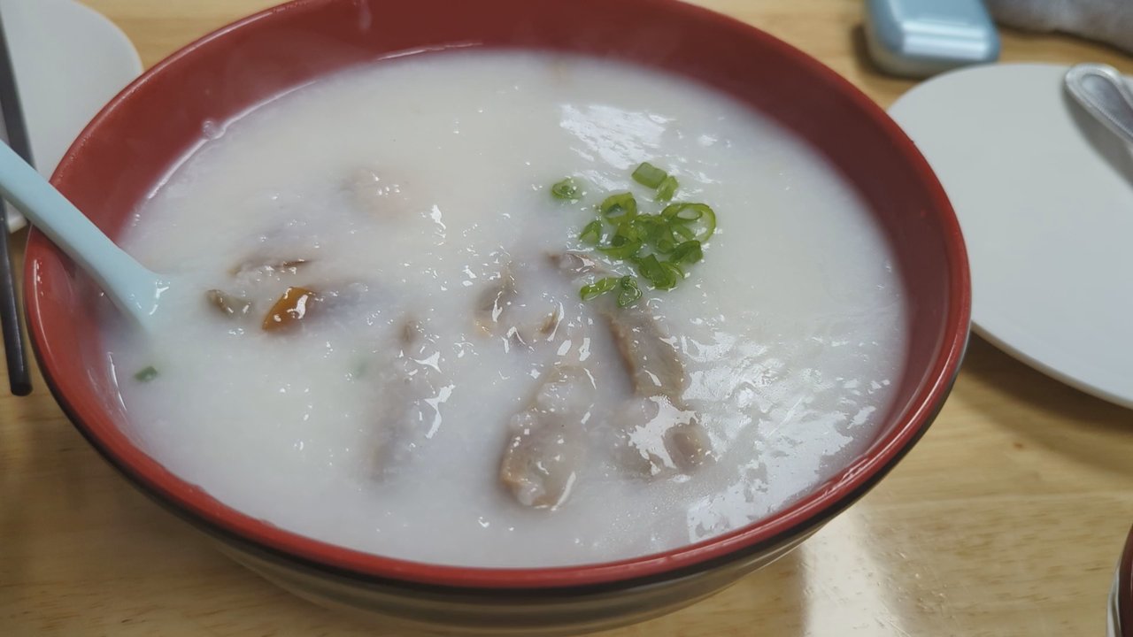 Big Wong - March 17, 2024; Salted Pork with Thousand Year Old Egg ($9.50). - Cantonese Near Me - Brooklyn, New York
