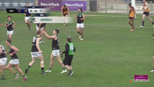 Goal from Greenvale Jets 4th quarter EFDL premier division semi final 1