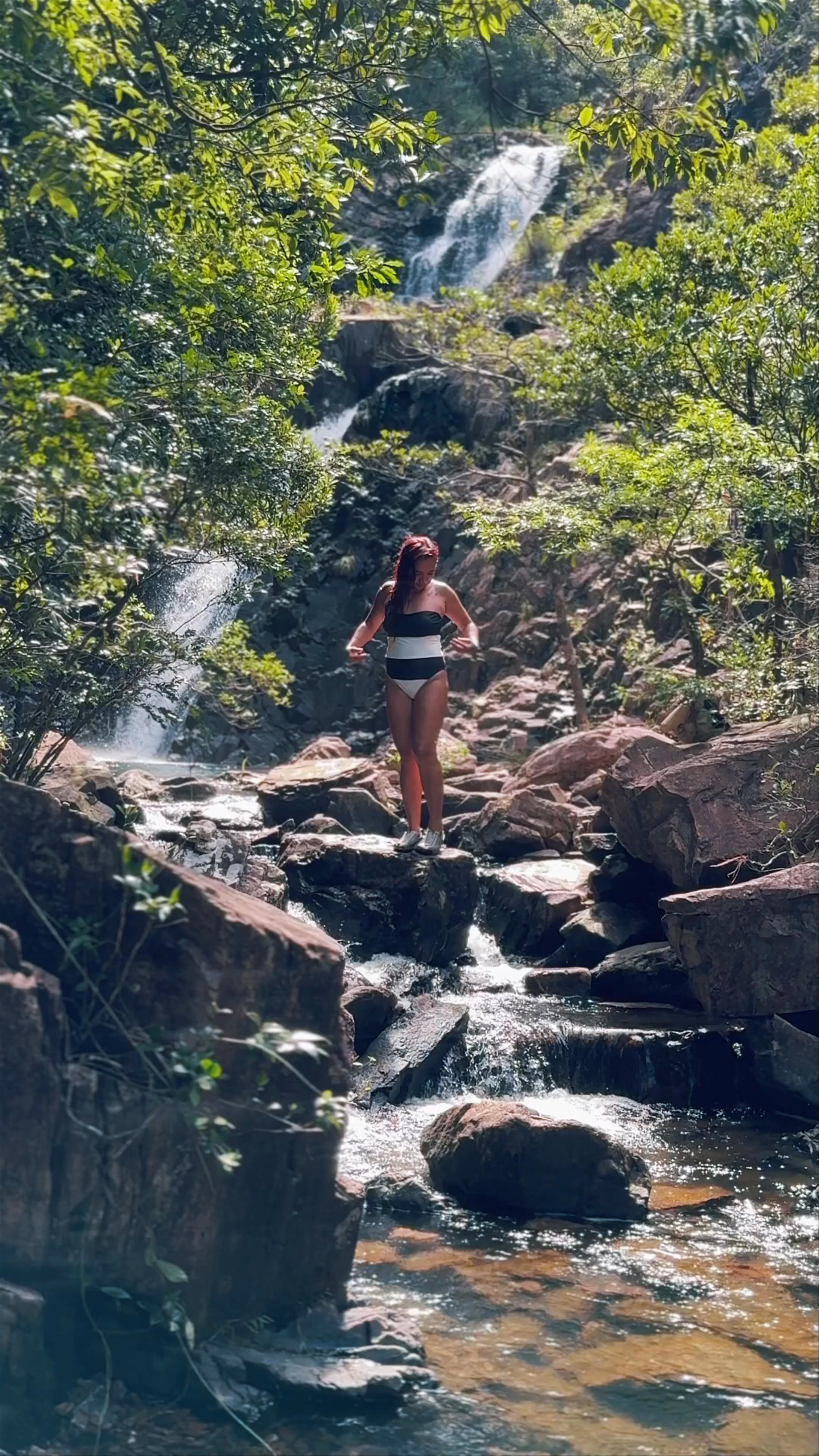 Hidden Waterfall Oasis in Sai Kung East Country Park, Hong Kong